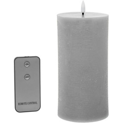 Set 4 velas led gris