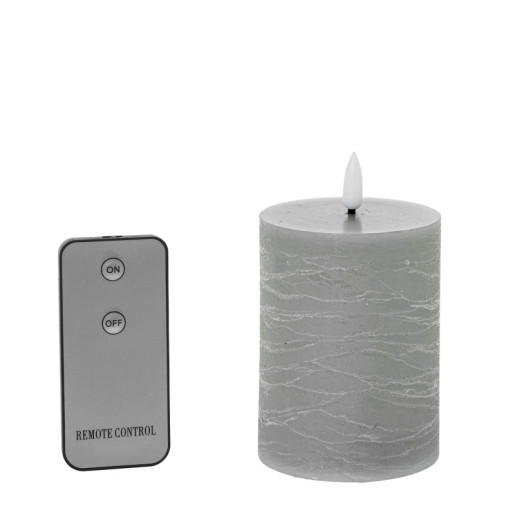 Set 4 velas led gris