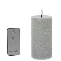 Set 4 velas led gris