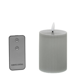 Set 4 velas led gris