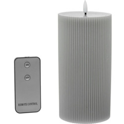 Set 4 velas led gris