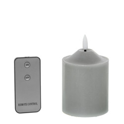 Set 4 velas led gris