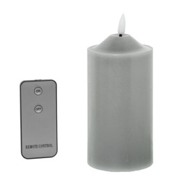 Set 4 velas led gris