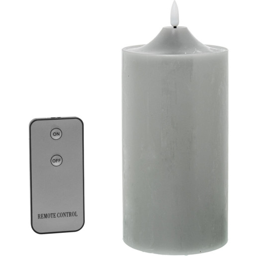 Set 4 velas led gris