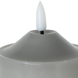 Set 4 velas led gris