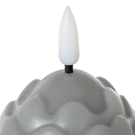 Set 4 velas led gris