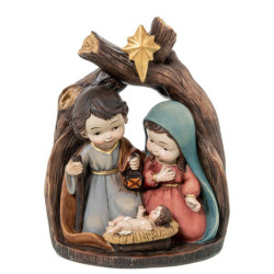 Figura portal de belen beige, marron