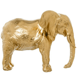 Figura elefante dorado