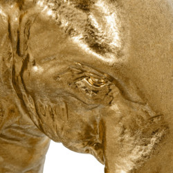 Figura elefante dorado