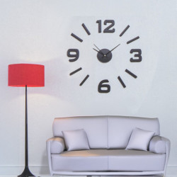 Reloj pared negro