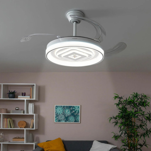 Ventilador techo blanco