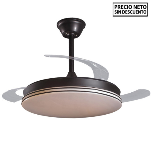 Ventilador techo negro