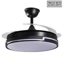 Ventilador techo negro