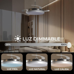 Ventilador techo metalico