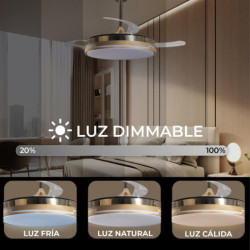 Ventilador techo bronce