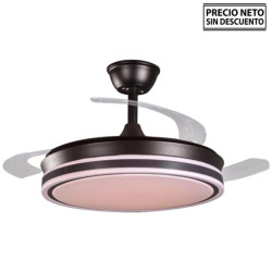Ventilador techo negro