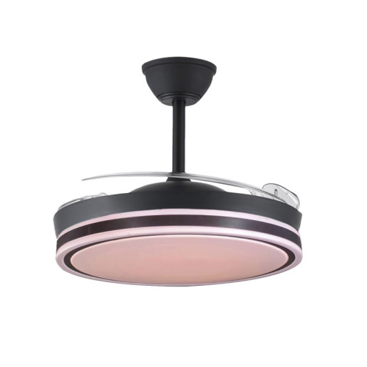 Ventilador techo negro