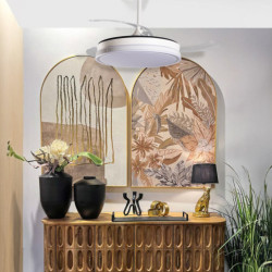 Ventilador techo blanco