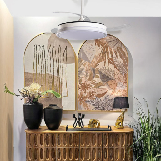 Ventilador techo blanco