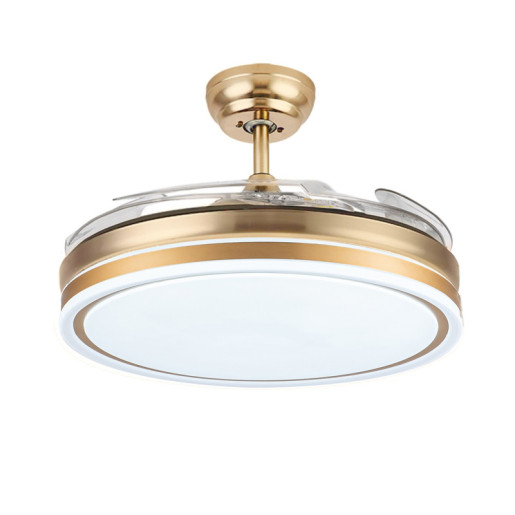 Ventilador techo dorado