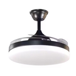 Ventilador techo negro