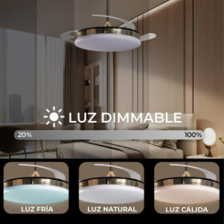 Ventilador techo bronce