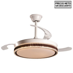Ventilador techo crema