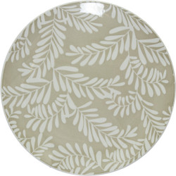 Vajillas 18 pzs beige y blanco