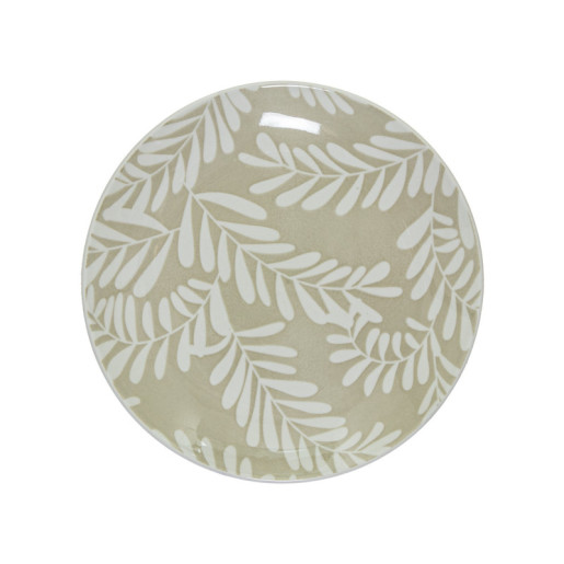 Vajillas 18 pzs beige y blanco