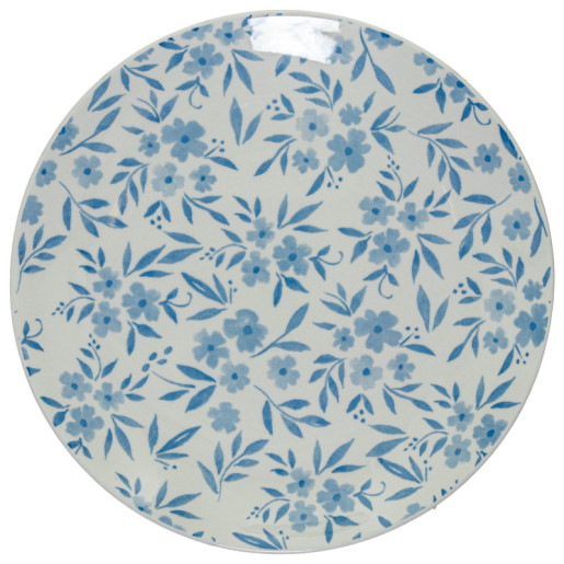 Vajillas 18 pzs blanco y azul