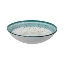 Vajillas 18 pzs moteado y azul