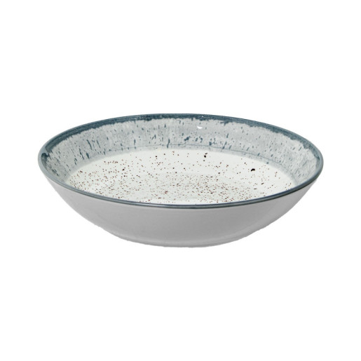 Vajillas 18 pzs moteado y gris