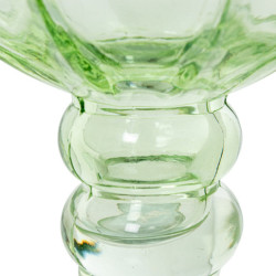 Set 3 copas  azul-verde y transparente