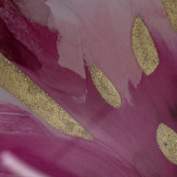 Set 2 cuadros rosas y dorado