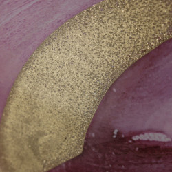 Set 2 cuadros rosas y dorado