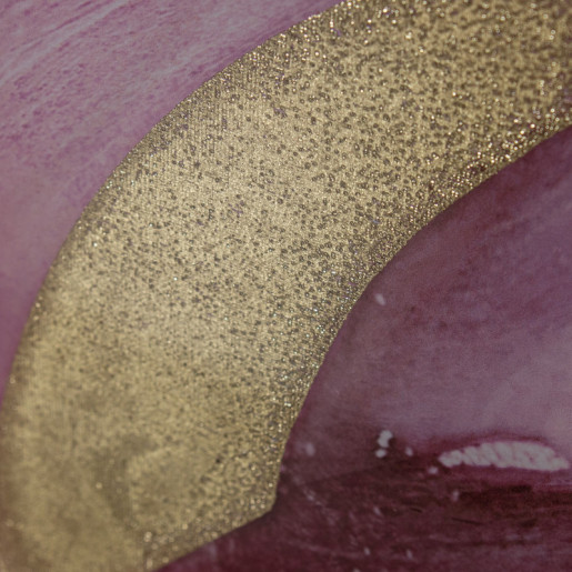 Set 2 cuadros rosas y dorado