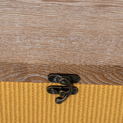 Set 3 cajas marron, naranja y amarillo
