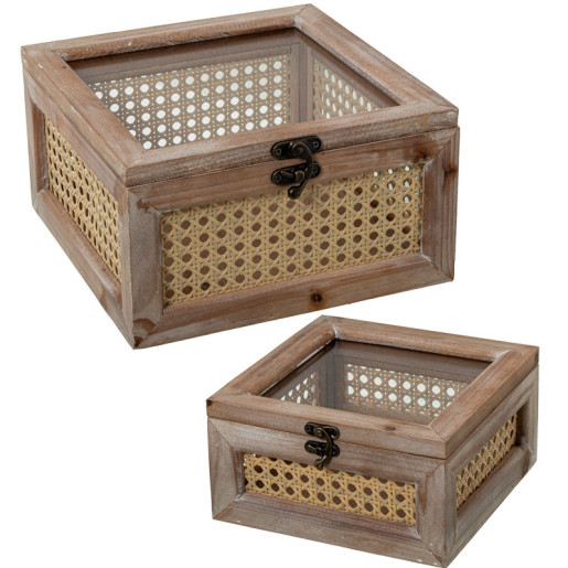 Set 2 cajas natural