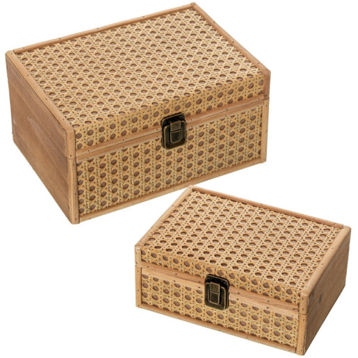 Set 2 cajas natural
