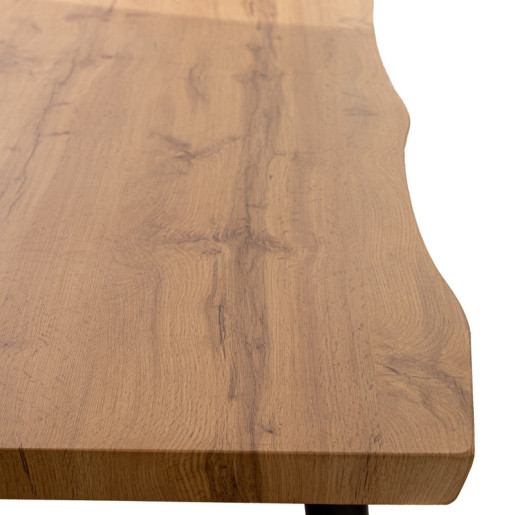 Mesa comedor natural y negro