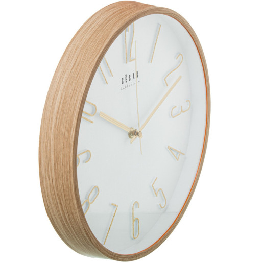 Reloj pared madera