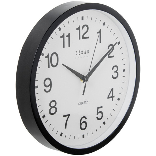 Reloj pared negro