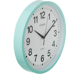 Reloj pared verde menta