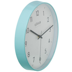 Reloj pared verde menta