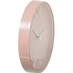 Reloj pared rosa