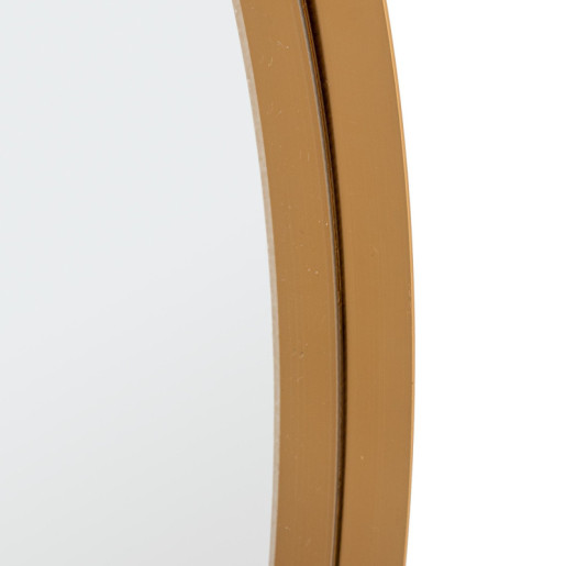 Espejo de pared dorado