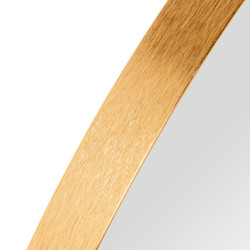 Espejo de pared dorado