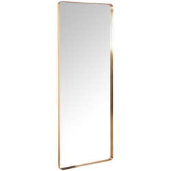 Espejo de pared dorado