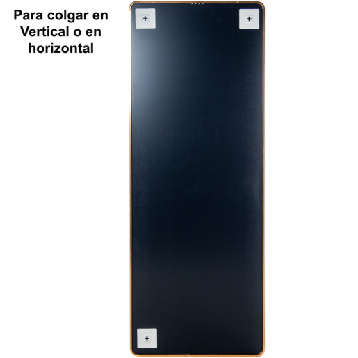 Espejo de pared dorado