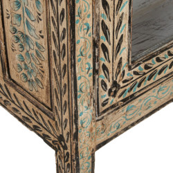 Armario vitrina natural